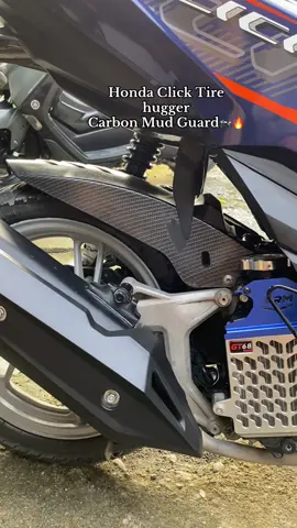 Honda Click tire hugger, carbon lodi🔥#motorcycle #accessories #carbon #trending #fyp 