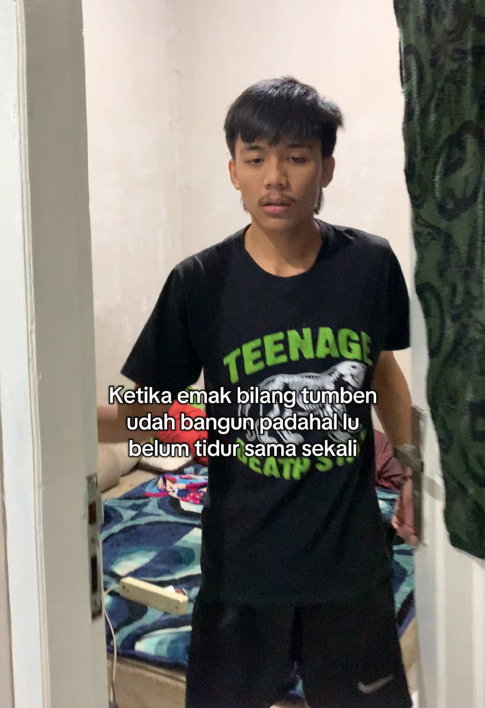 Emak: tumben bos muda udah bangun😝 #CapCut #tiktok #fypシ゚ #trend #pov 