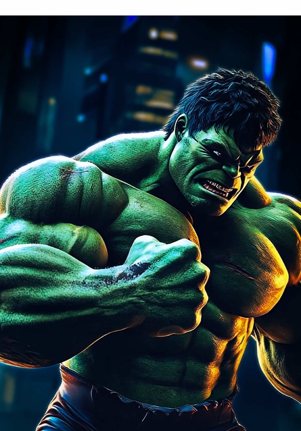 Hulk inspired live wallpaper #ai #hulk #livewallpaper #marvel #fyp