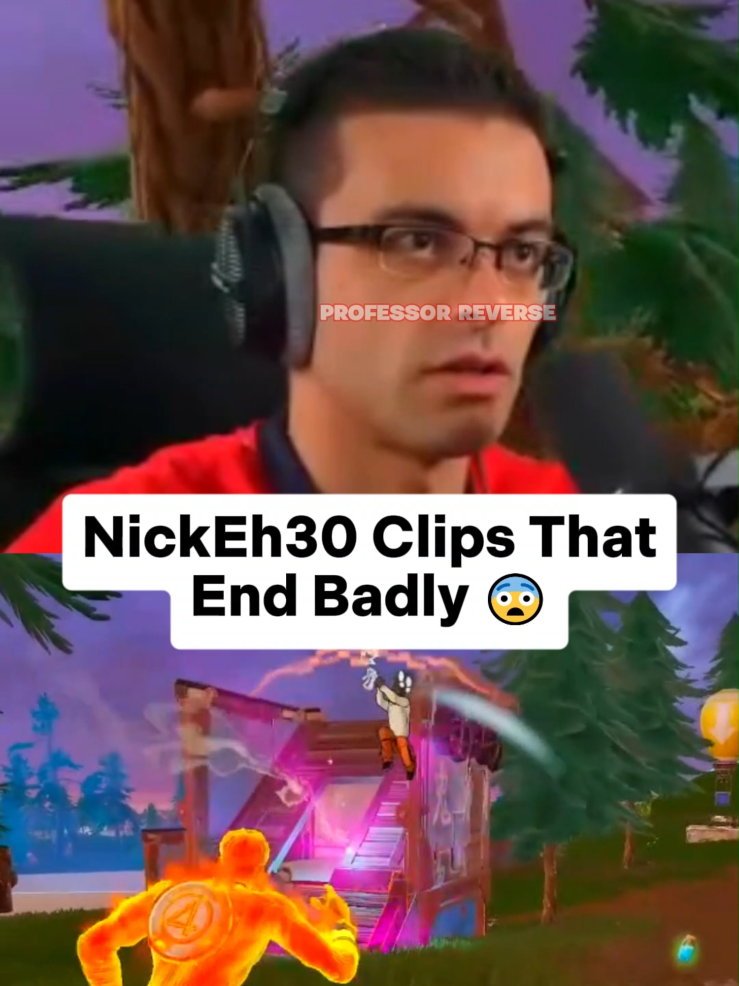 NickEh30 Moments That End Badly 😨 #fortnite #fortniteclips #nickeh30 #nickeh30clips #fortnitememes