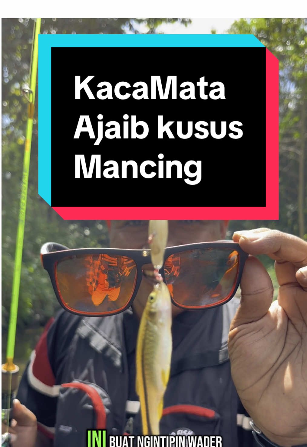 Kacamata tembus air untuk mancing 