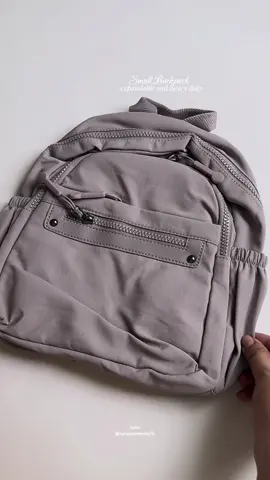 One of the best small backpack that I got here on TikTok.. #backpack #minibackpack #unisexbag #spaciousbag 