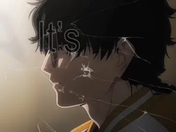 it's no big deal , l'm not hurt! || lyrics overlay cr@Ps2_. , filter cr @/kseniatihonina on pinterest #windbreaker #anime #fyp #foryou #togamejou #choji #angst 