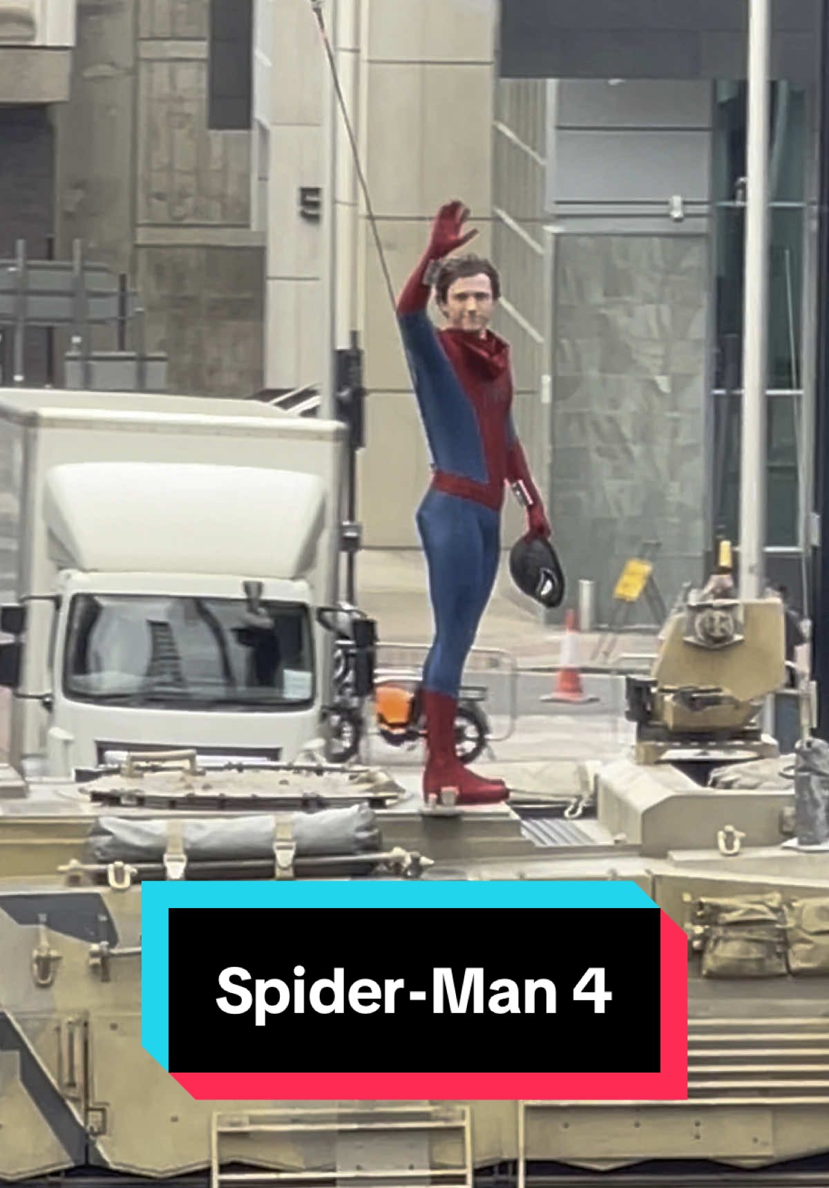 Spider-Man 4 - Brand New Day. Filming in Glasgow 03/08/25 #spiderman #spiderman4 #brandnewday #tomholland #glasgow