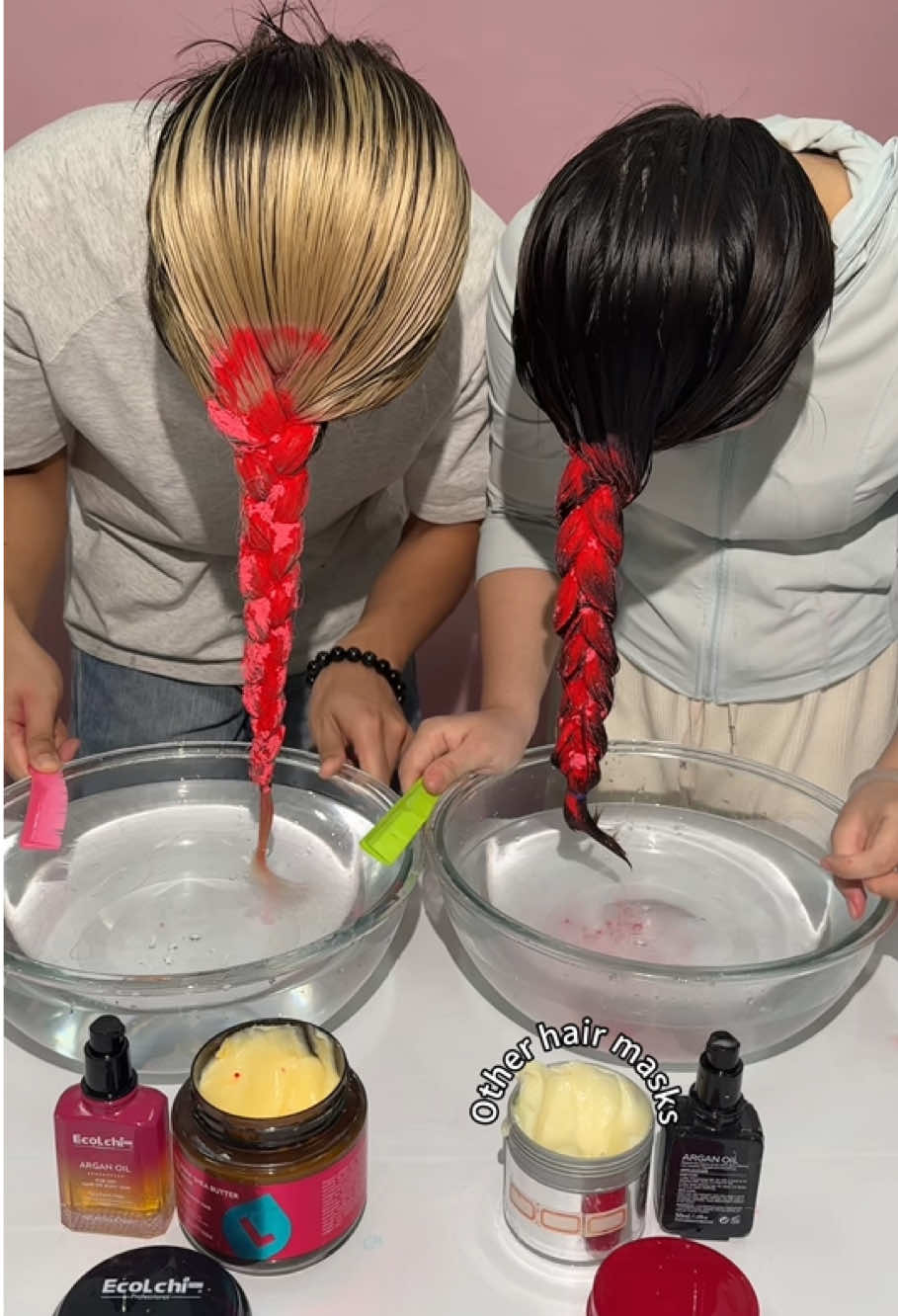Look #ecolchi #ecolchihairoil #ecolchicollagen #ecolchihairmask #hair #dryhair #shinehair #hairtok #haircare #hairoil #hairmask #HairCareTips#smoothhair #ecolchipro #ecolchiprocollagen #ecolchiprohairmask #fouryou 
