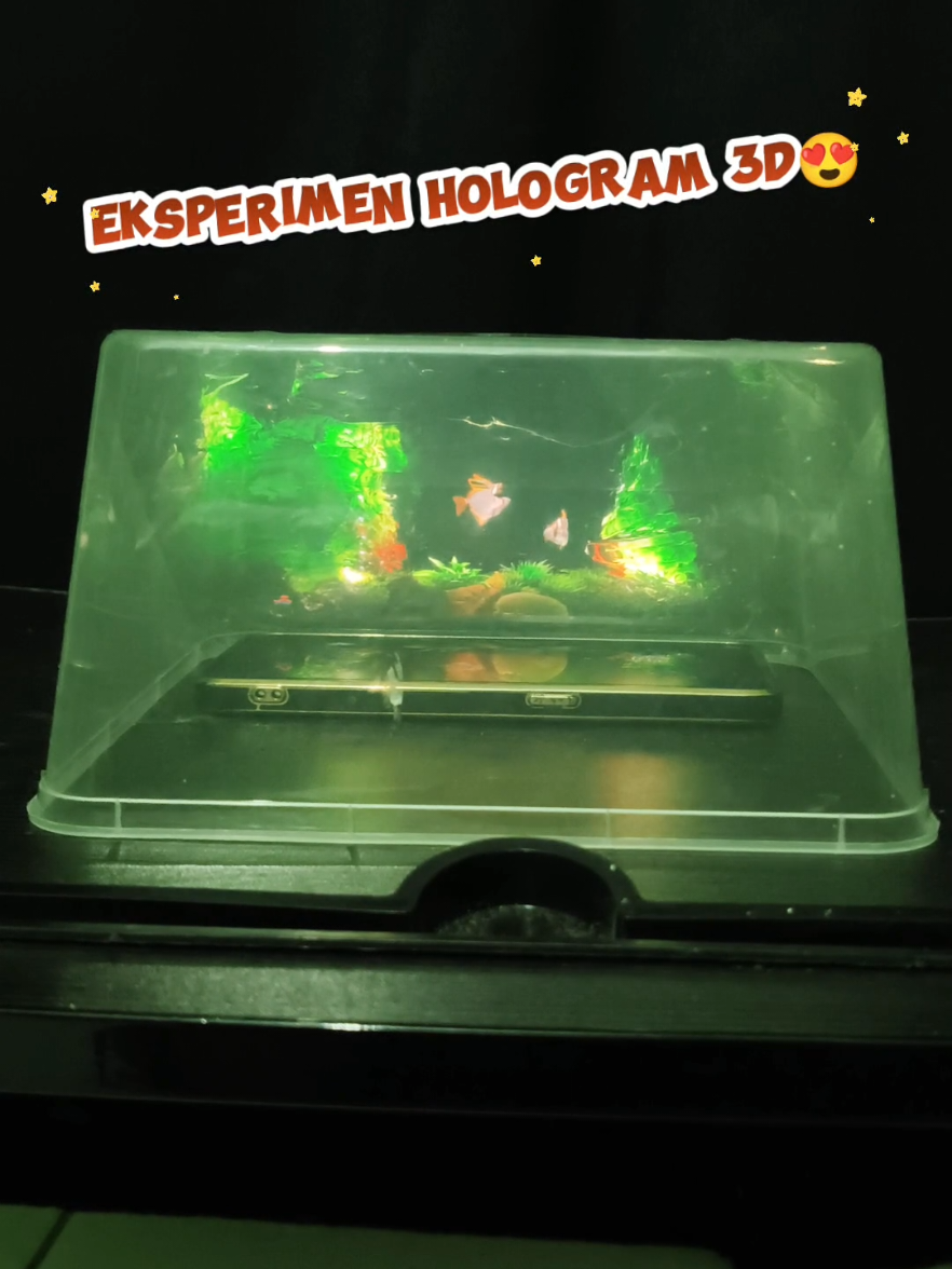 Eksperimen Hologram 3D Ide bermain seru bersama anak🥰😍 #hologram3d #idemain #idemainanak #funlearning #playbasedlearning #fyp #fyppppppppppppppppppppppp 