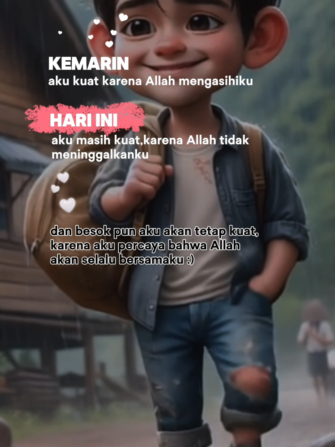 Aku kuat karena Allah