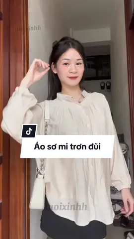 Áo sơ mi trơn đũi #phoidoxinh #doxinh #doxinhmoingay #tipdoxinh #aosomi #aosomidui #aosominu #kimeehouse #xuhuongtiktok #viral #tuoixinhh #f #fyp #xinhtuoimoingay #thoitrang 