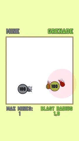 MINE💣 vs GRENADE💥 #satisfyingvideos #phisics #simulation #game 