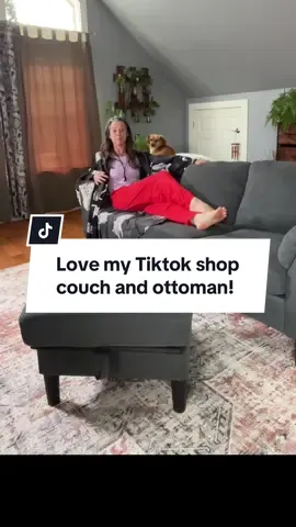 Replying to @K Rod This TikTok Shop couch with ottoman came in a single box and completely exceeded our expectations. It’s compact but comfy, super easy to set up, and perfect for apartments, guest rooms, or small spaces. The ottoman even has built-in storage — ideal for blankets, games, or clutter you want to hide fast. It looks great, feels great, and has already become a favorite spot in the house. Prices are subject to change and results may vary. #tiktokcouch #couch  #Couchtok #StorageOttoman #apartmentliving @Walsunny Furniture 