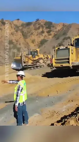 Precision Leadership on Site - Scraper Operation Begins!  #FieldSupervisor   #ScraperTeam   #HeavyEquipment   #ConstructionLife   #SiteCoordination 