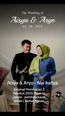 Selamat Pernikahan 3 Agustus 2025 Smesco Jaksel - pembela kaum lemah ( Farhat Abbas )#fyp #pembelakaumlemah #goyangketik #belajokowi #peabowopewsiden2024 