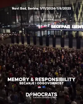 Two days ago thousands gathered in silence in Novi Sad, demanding truth and justice for the victims of the Novi Sad tragedy.  No answers, no accountability, no peace for the families who lost their children. A society that ignores its youth’s pain cannot move forward. We stand with those calling for dignity, transparency and the right to grieve with justice.