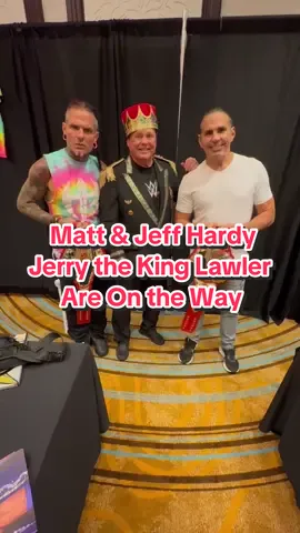🔥 TODAY!!! 🔥 The Hardy Boyz & Jerry “The King” Lawler are on the way! LEGENDS. AUTOGRAPHS. PHOTOS. MADNESS. MEMORIES. 📍 12–3PM at Pandora’s Box LET’S GOOOO!!!  #hardyboyz #matthardy #jeffhardy #jerrythekinglawler #pandorasboxtoysandcollectibles #jerrylalwer #wrestlingtiktok 