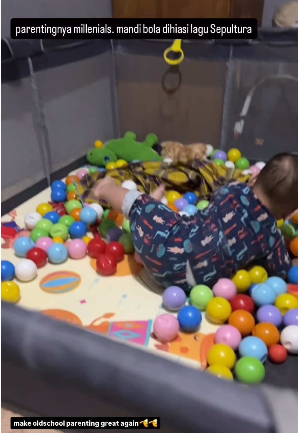 no cocomelon no problemo kiddo🗿🗿 oldschool parenting goes rock! gen alpha ditangan millenials🗿🗿 #baby #toddlersoftiktok #foryou 