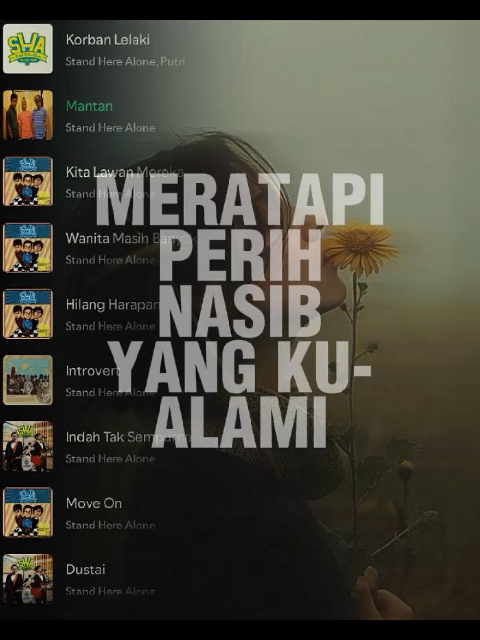mantan...... #CapCut #tiktok #trending #fyp #lirik #SHA #Mantan 