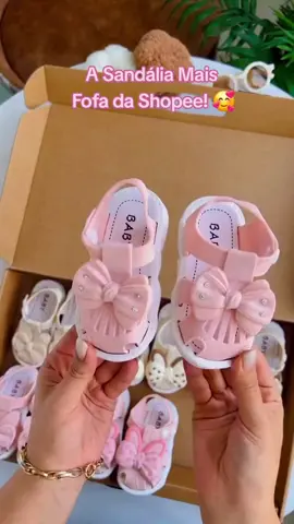 🌞 Leves, seguras e uma fofura! Essas Sandálias Femininas para bebê são perfeitas para o verão: 👧 De 0 a 3 aninhos 🥿 Sola macia e antiderrapante 🌼 Confortáveis para passeios e uso diário 💰 Por apenas R$34,00 ❤️ Várias cores disponíveis! Ideal para dar mais segurança e charme nos primeiros passinhos da sua princesa! ✨ #SandáliaBebê #AchadinhosInfantis #MamãeEconômica #PromoShopee #fyyyyyyyyy #fyb #ShopeeAchados #CalçadoBebê #maternidade #maternidadereal #achadinhos #maedemenina #maedemenina 