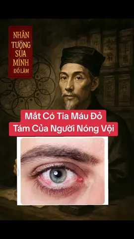 Mắt Có Tia Máu Tính sao #xemtay #nhantuong #hanoi #hochiminh #tiktokvietnam #nhantuongsuaminh #viral 