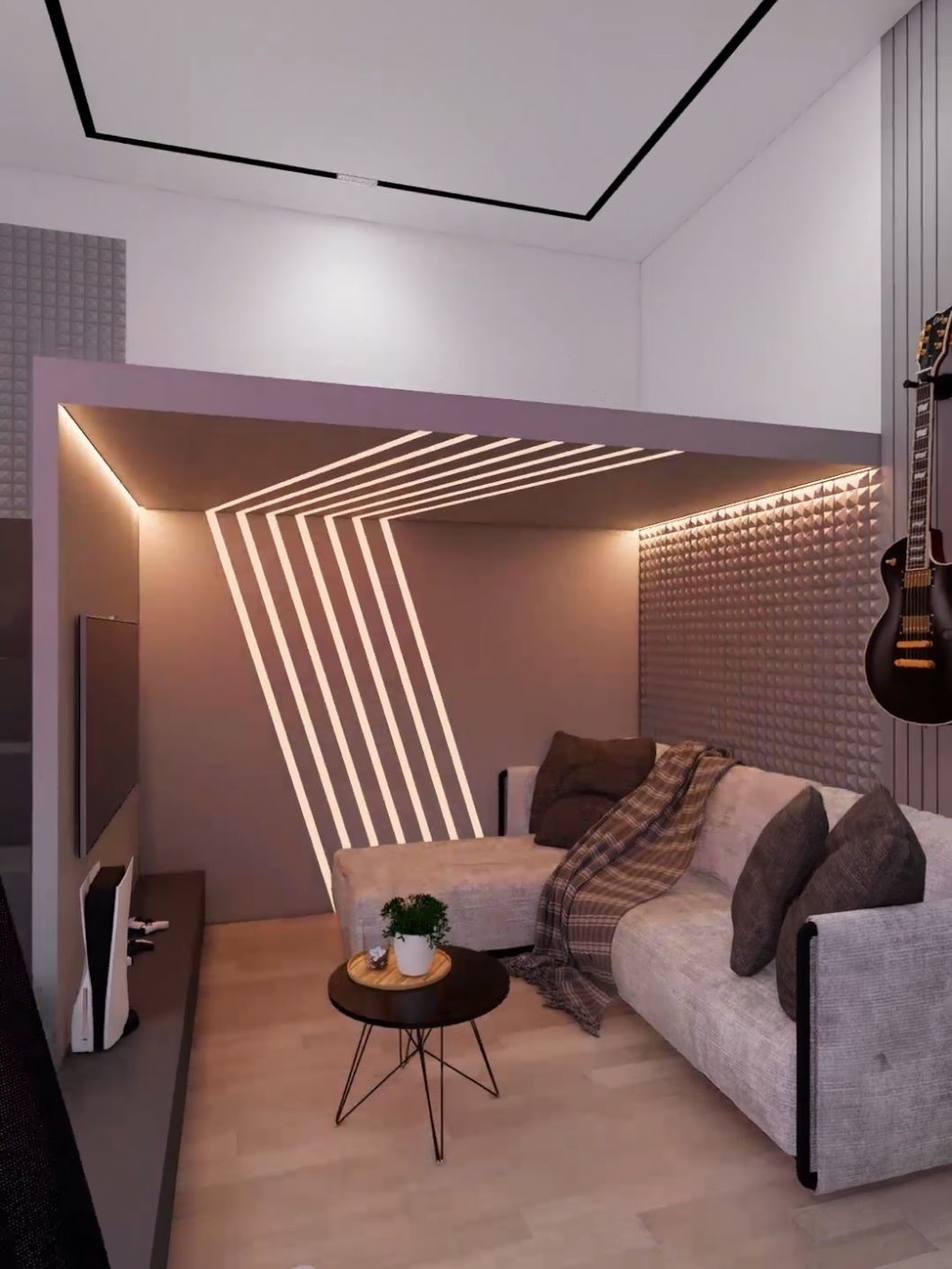 kamar gaming tingkat sederhana 4 x 2,8 meter #bedroom 