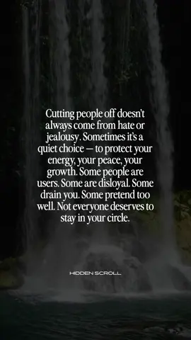 No hate. No drama. Just peace. Some people don’t fit your future.