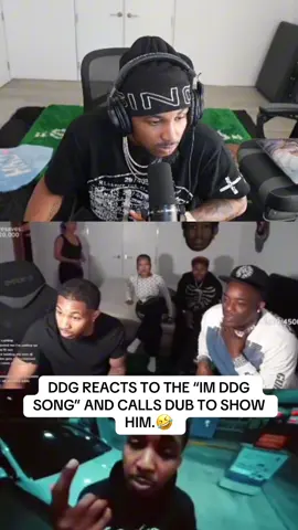 DDG REACTS TO THE “IM DDG SONG” AND CALLS DUB TO SHOW HIM.🤣 #ddg #twitchclips #notquitelikedub #funny #trending #fyp 
