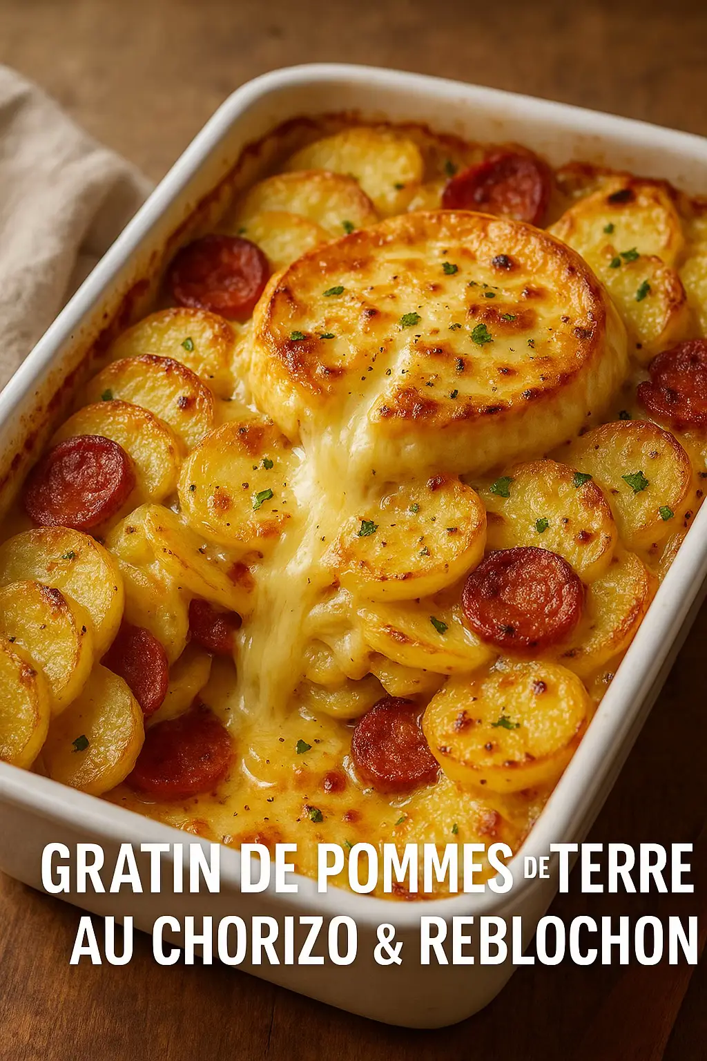 #cusinefacile #cuisinemaison #platconfort #miam #reblochon #gratin #chorizo 