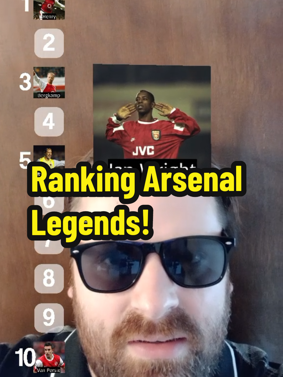 Ranking Arsenal Legends! #footballtiktok #soccertiktok #fyp #for #arsenal 