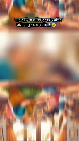 নানু বাড়ি তত দিন সুন্দর  যতদিন নানা নানু বেছে থাকে.!😢 #foryo #foryou #foryourpage #tringvairalvedio #bangladesh🇧🇩 