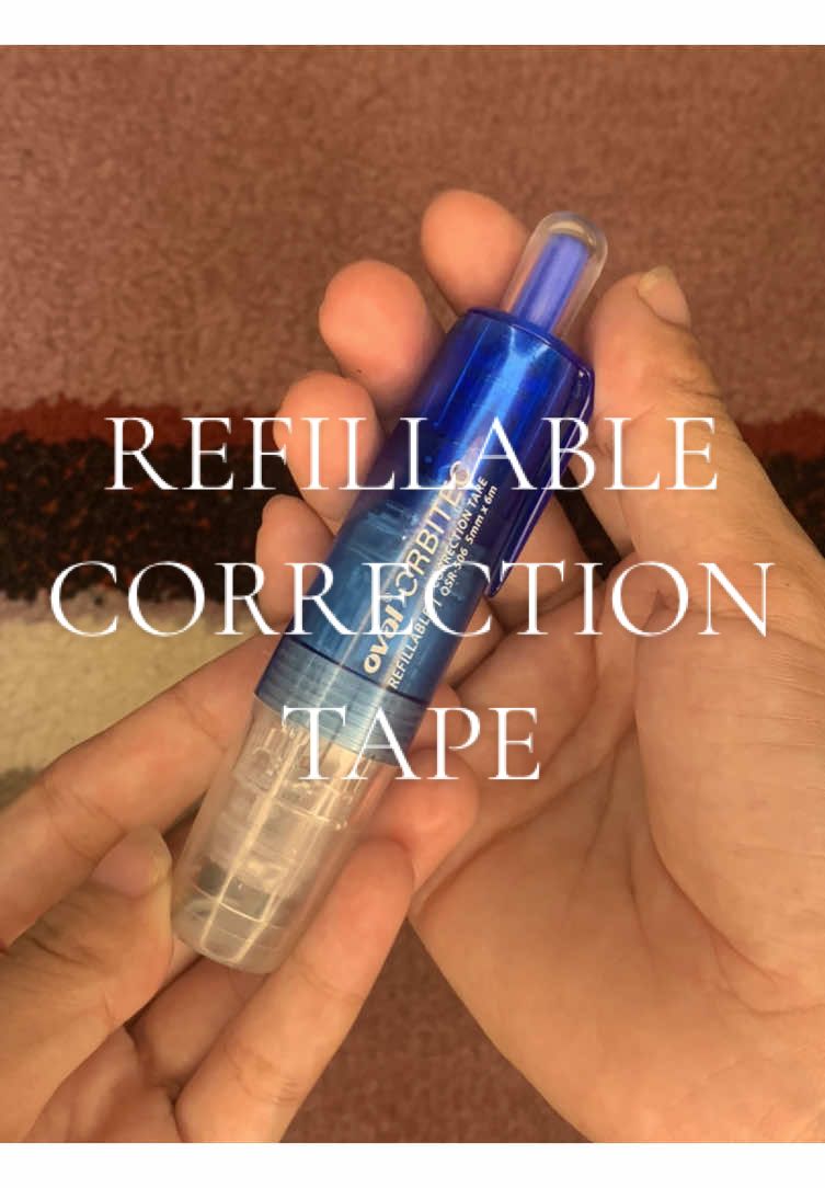 #refillablecorrectiontape #refillable #correctiontape #schoolessentials #student 