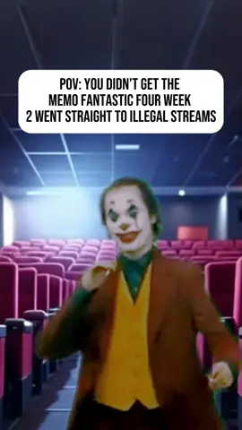 Week 2 of Fantastic Four… from blockbuster to “private screening” real quick 👀🎬 #fantasticfour #pedropascal #mcutok #marvelstudios #moviememes 