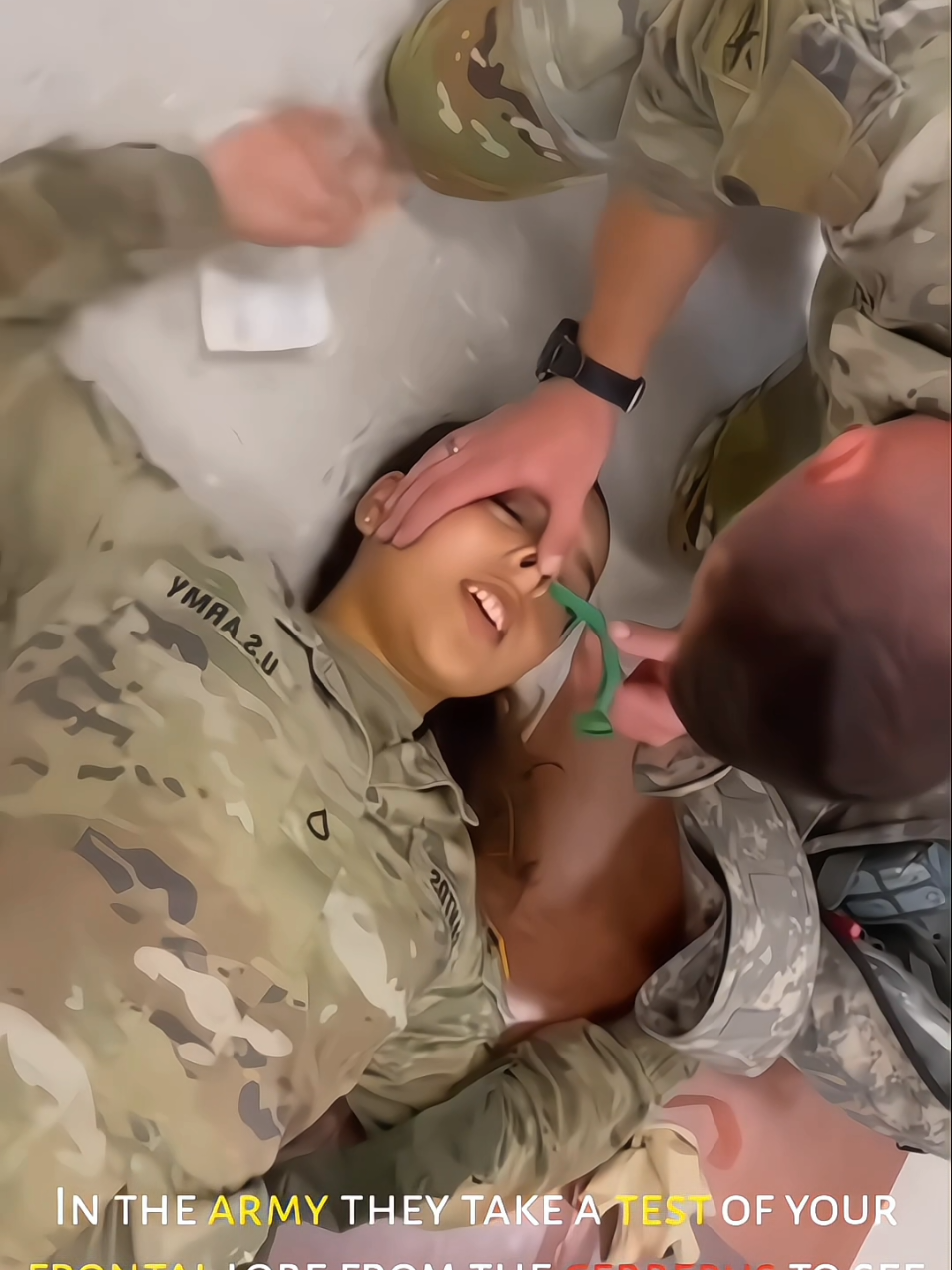 IN THE ARMY THEY TAKE A TEST OF YOUR FRONTAL LOBE FROM THE CERBERUS TO SEE IF YOU ARE SMART ENOUGH TO QUALIFY #Usa #aircraft #airforce #army #miltary 