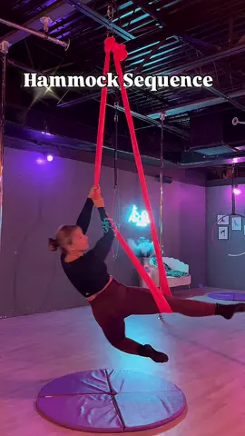 Hammock Sequence #aerialarts #tutorial #aerialsilks #aerialhammock #fyp @AirDance Fitness LLC 