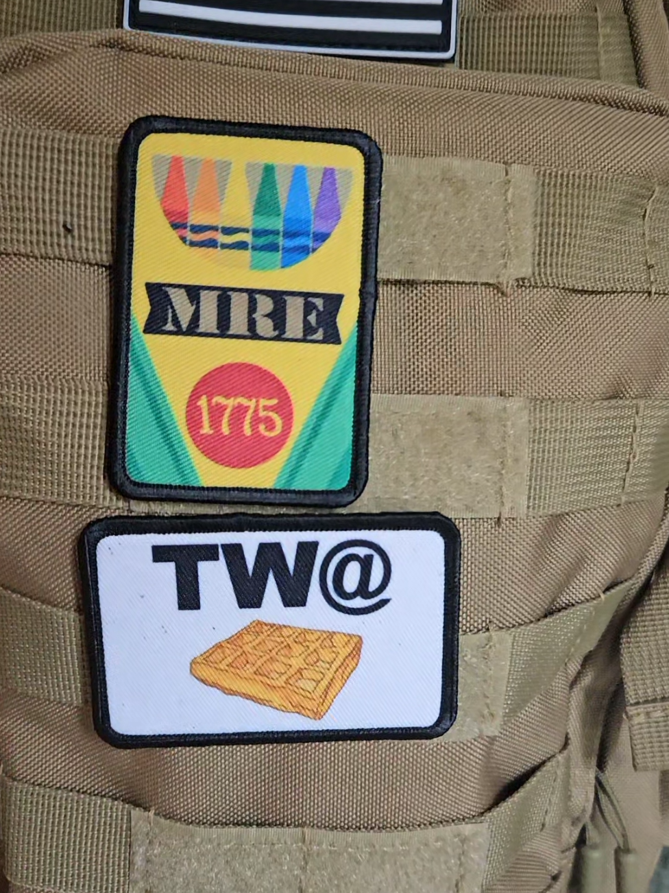 military ish patches
