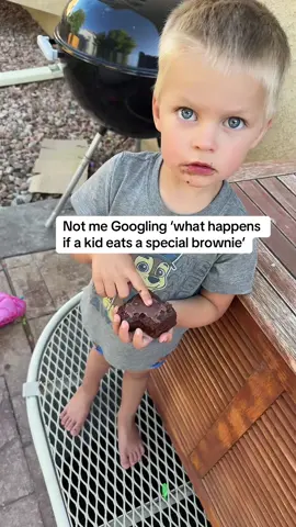 Mom’s special stash is officially empty and I’m not OK. #SpecialBrownies##ParentingMistakes #ProteinGoals #EatMoreProtein #ProteinBar #ProteinBrownie #BitesProteinBrownie #ChocolateCookieMonster