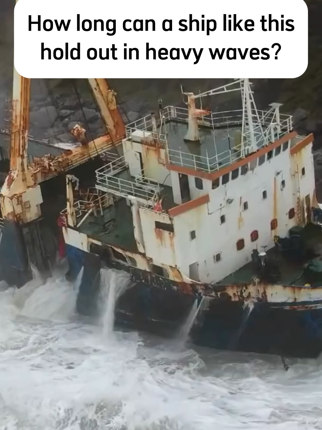Ship aground #ship #sinking #wreck #boat