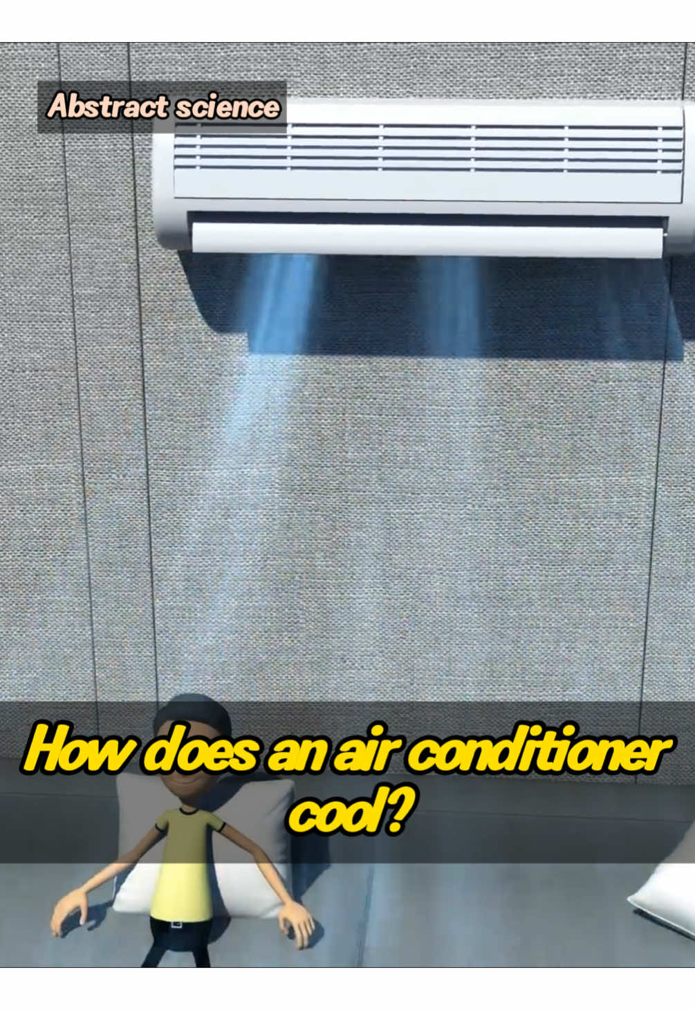 how does an air conditioner cool ?#science #usa🇺🇸 #usa_tiktok 