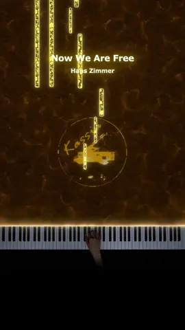 Hans Zimmer - Now We Are Free #piano 