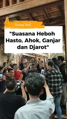 Heboh banget, mereka kumpul bareng Hasto, Ganjar, Ahok, Djarot Saiful Hidayat, dan ada Akbar Faizal.  Rapatkan barisan dan tetap solid 🤟