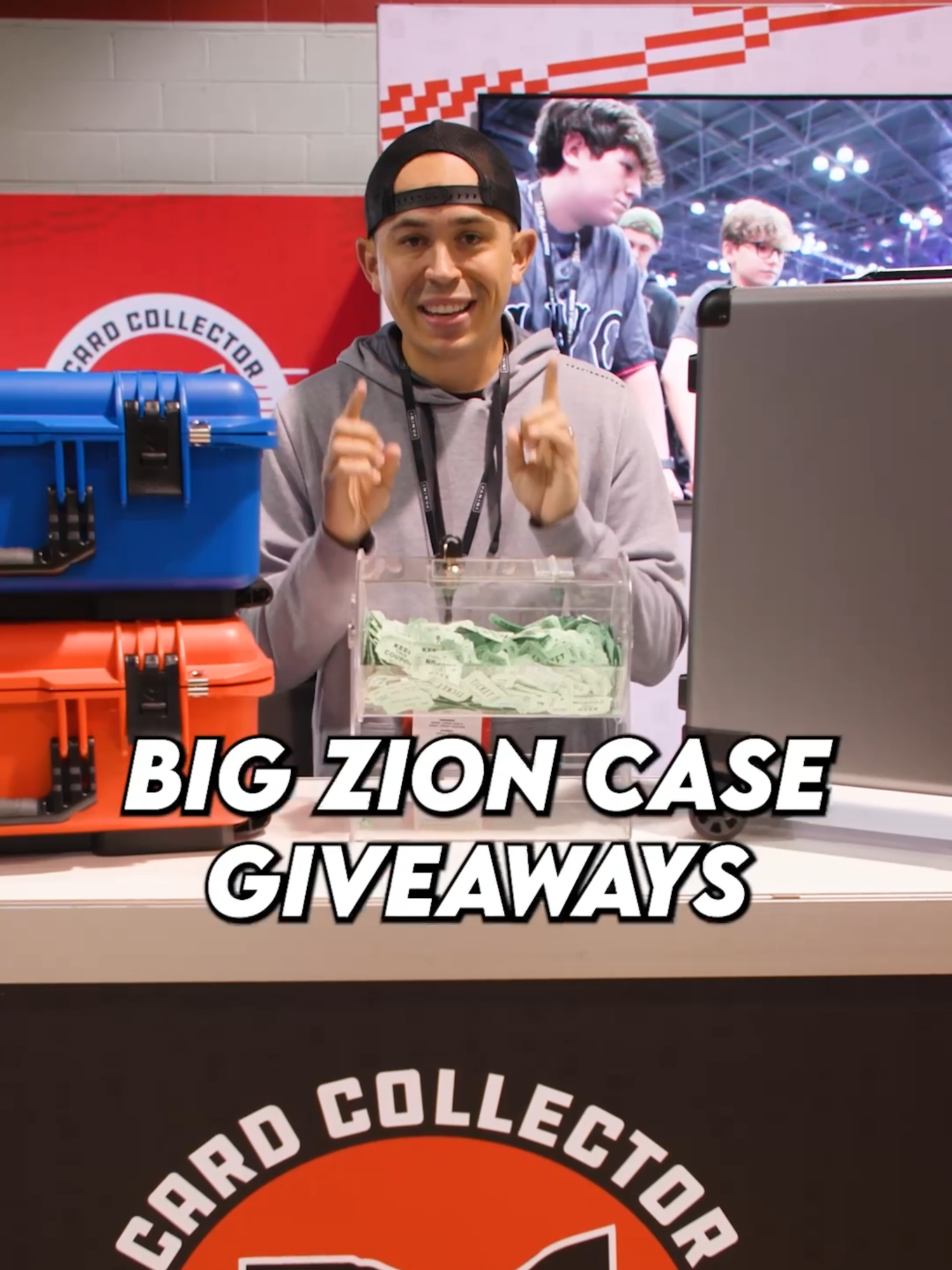 DON'T Miss Out On These Zion Case Giveaways TODAY! 👀 #cardcollector2 #sportscards #cardcollector #cardshow #national #nationalcardshow #chicagocardshow #zioncases #giveaway