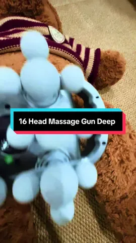 16 Head Massage Gun Deep … #viral #viraltiktok #viralvideo #gadgets #homegadgets #shopping #amazon #amazonfinds #foryoupage 