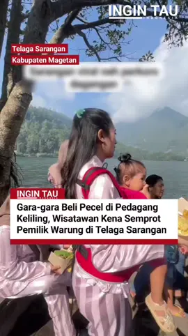 Pengalaman tidak mengenakkan terjadi pada wisatawan yang berlibur di Telaga Sarangan. Wisatawan tersebut terlihat dimarahi oleh pedagang di area food court, lantaran dia membeli makanan di pedagang keliling. Bagaimana pendapatmu? Berikan di kolom komentar. #ingintau #indonesia #ingintauindonesia #telagasarangan #magetan #wisata 