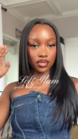 Did yall miss me?  Product list: @Caudalie beauty elixir  @Charlotte Tilbury glow serum  @DanessaMyricksBeauty yummy skin balm  @NARS Cosmetics foundation in Manaus  @Haus Labs by Lady Gaga concealer  @Too Faced born this way in maple @Westman-Atelier contour stick @Armani beauty liquid blush  @elfcosmetics liquid blush @Laura Mercier translucent setting powder  @Maybelline NY fit me pressed powder in 310  @Fenty Beauty gloss #darkskinmakeup #makeuptutorial #summermakeup 