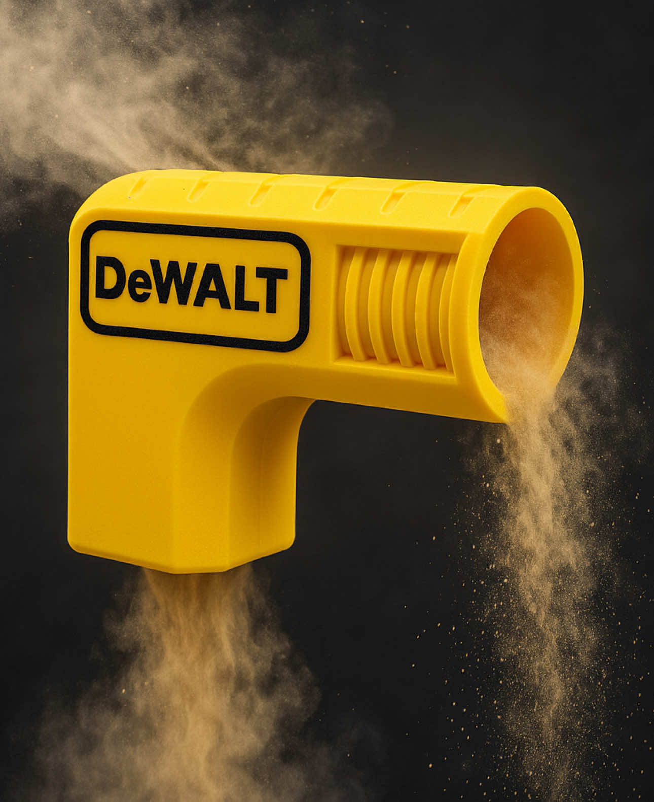 Dust Extraction Adapter. Tool and Equipment for DeWALT DWE7485  https://www.etsy.com/listing/4315305594 #DWE7485 #dewalt #tablesaw #tool #carpentry #3dprinting #ToolMod #dustextraction 