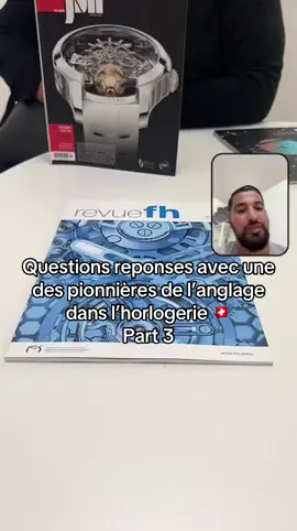 Questions reponses avec une des pionnières de l’anglage dans l’horlogerie 🇨🇭  Part 3 #sq5officiel #fyp #pourtoii #switzerland #horlogerie 