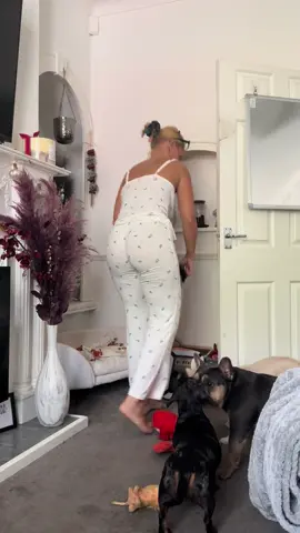The girls #dogs #trend #pjs 