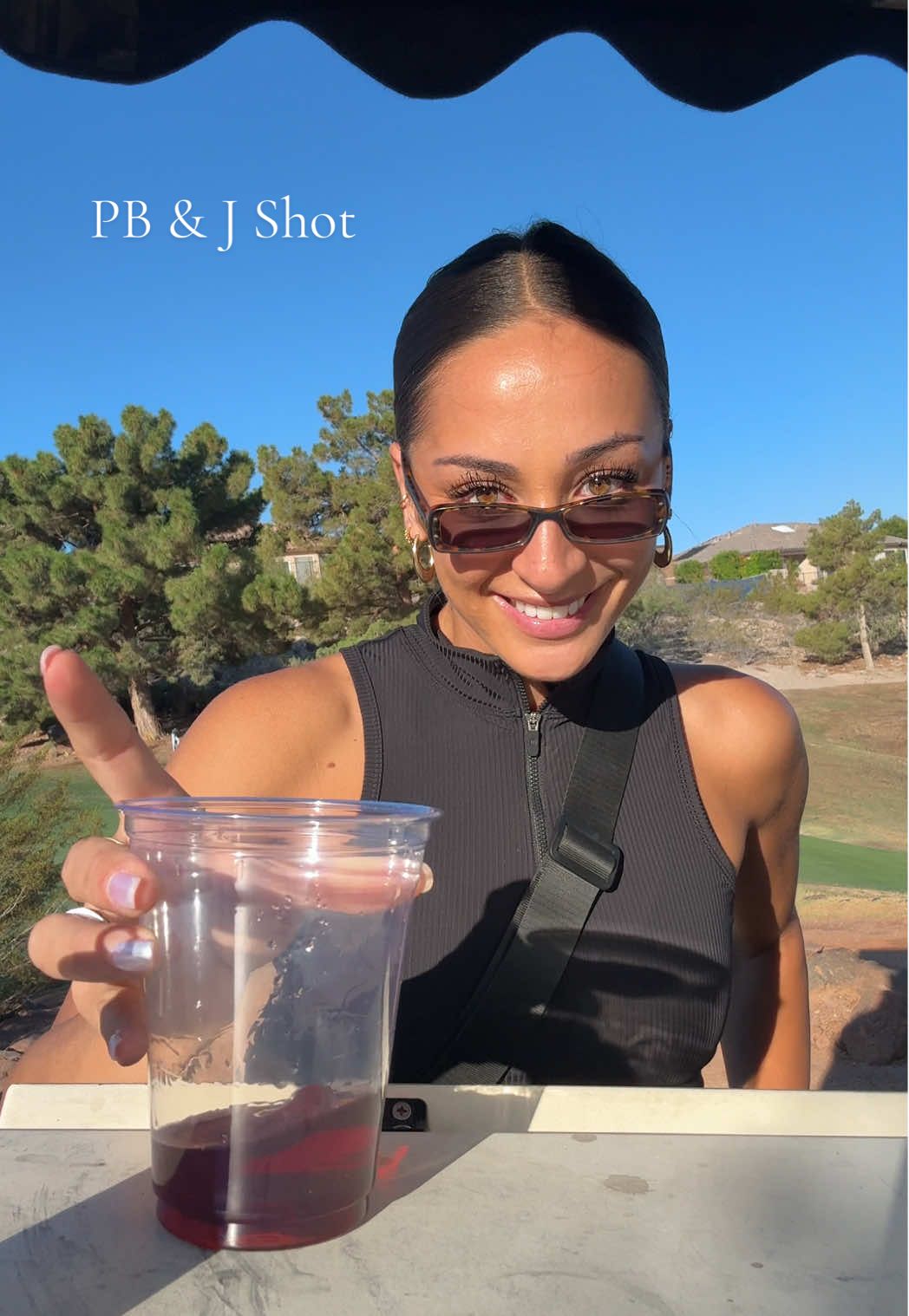 Sounds like a weird combo but it’s so good🍇🥜 #golf #golftiktok #shot 