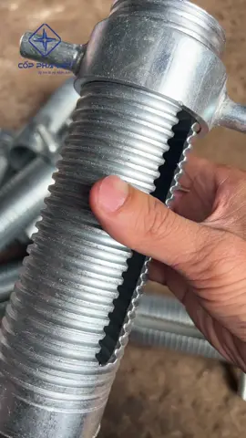 Ống ren cây chống cán ren, tán sắt, loại thị trường được nhiều nhà xưởng sử dụng sản xuất cây chống giàn giáo hiện nay #copphaviet #cốp_pha_việt #ongrencaychong #caychonggiangiao 