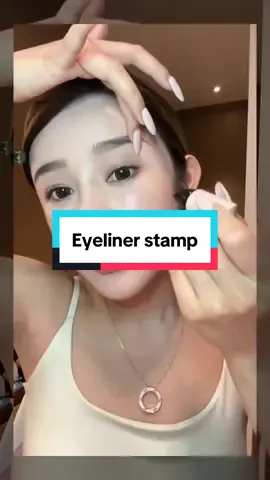 Eyeliner stamp#beauty #makeup #Eyeliner #dezone 