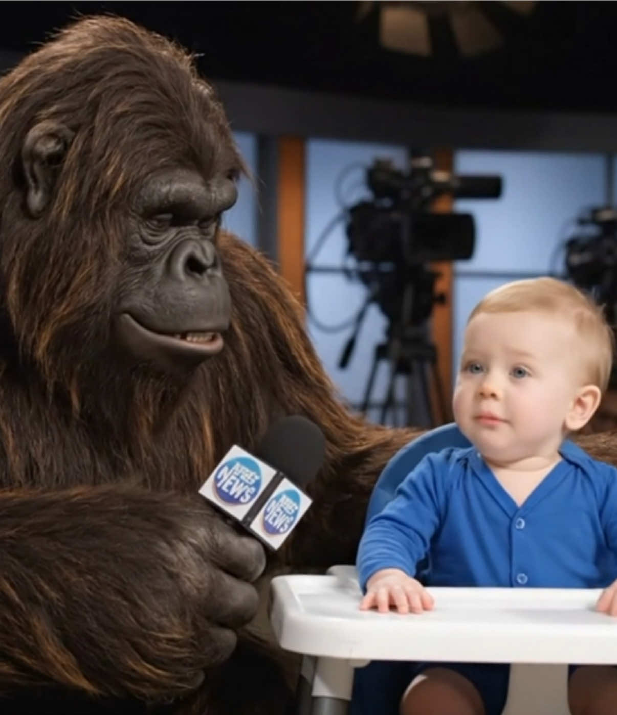 Interviewing babies to hear their experiences on birth 👶🏽 #bigfoot #bigfootvlog #fyp #interview 