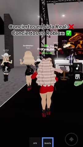 Primera parada de anoche @Rancho Sinal🍅a @Tutsi pop❤️ #fyp #parati #roblox #conciertosderoblox 